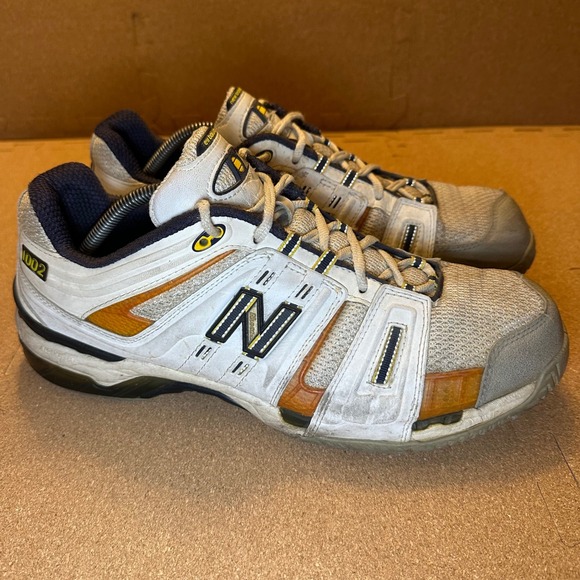 New Balance Other - New Balance 1002 Mens Size 12D Tennis Shoes White Grey Orange CT1002W